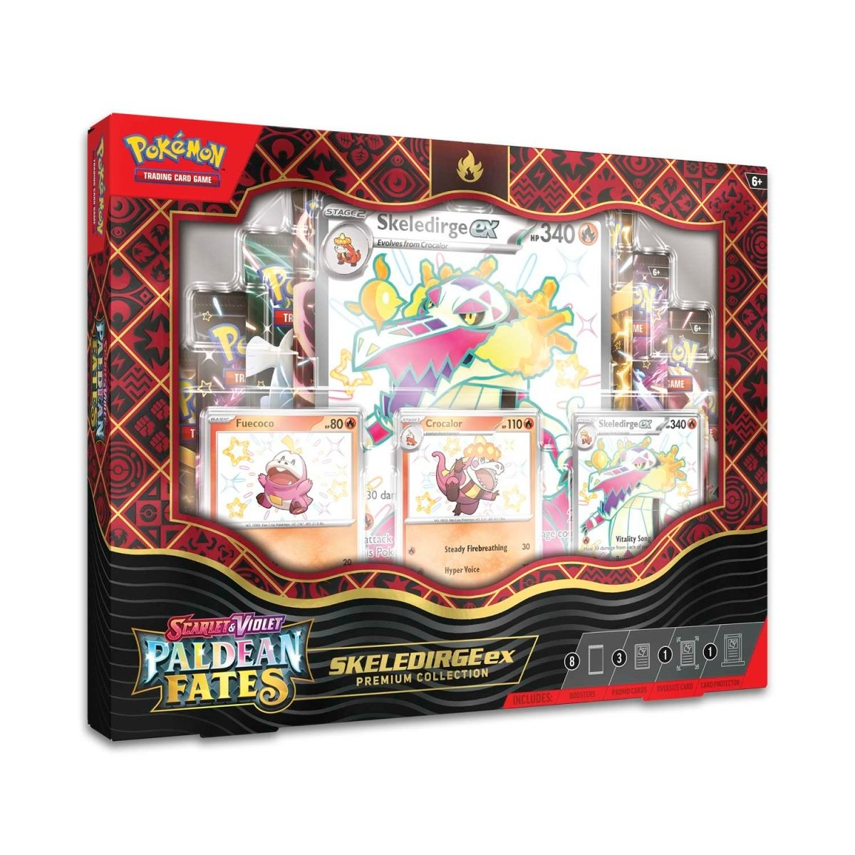 Коллекционная карточная игра Pokemon: SV4.5 Paldean Fates Premium Collection фото 2