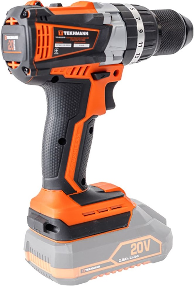Шуруповерт-дриль акумуляторний Tekhmann TCD-65/i20 BS 20В без АКБ та ЗП (850186)фото