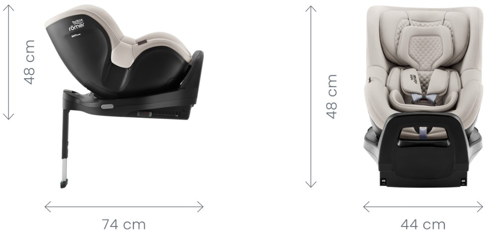 Автокрісло Britax-Romer DualFix 5Z Galaxy Black (2000038860)фото