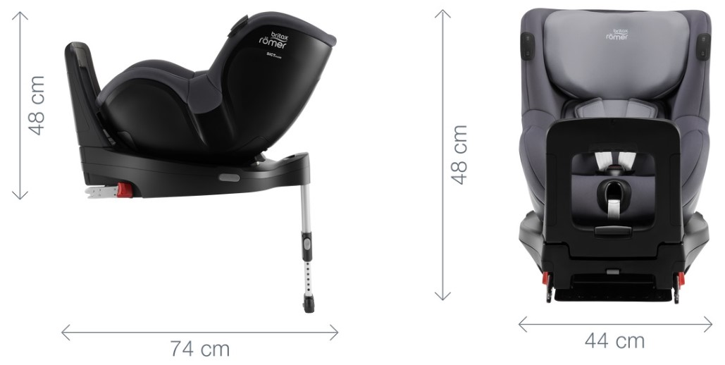 Автокрісло Britax-Romer DualFix iSense Burgundy Red (2000035108)фото