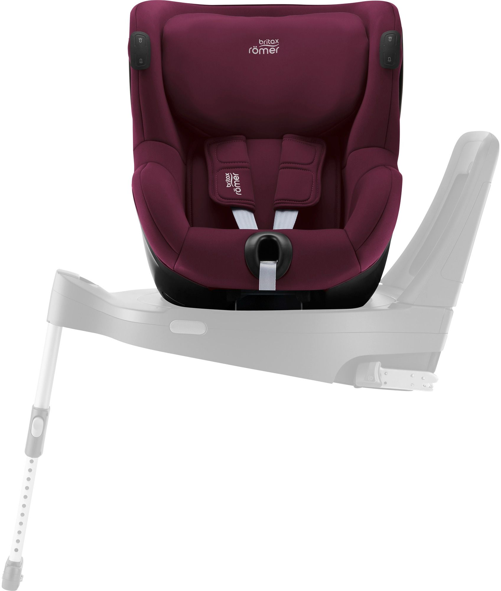 Автокрісло Britax-Romer DualFix iSense Burgundy Red (2000035108)фото
