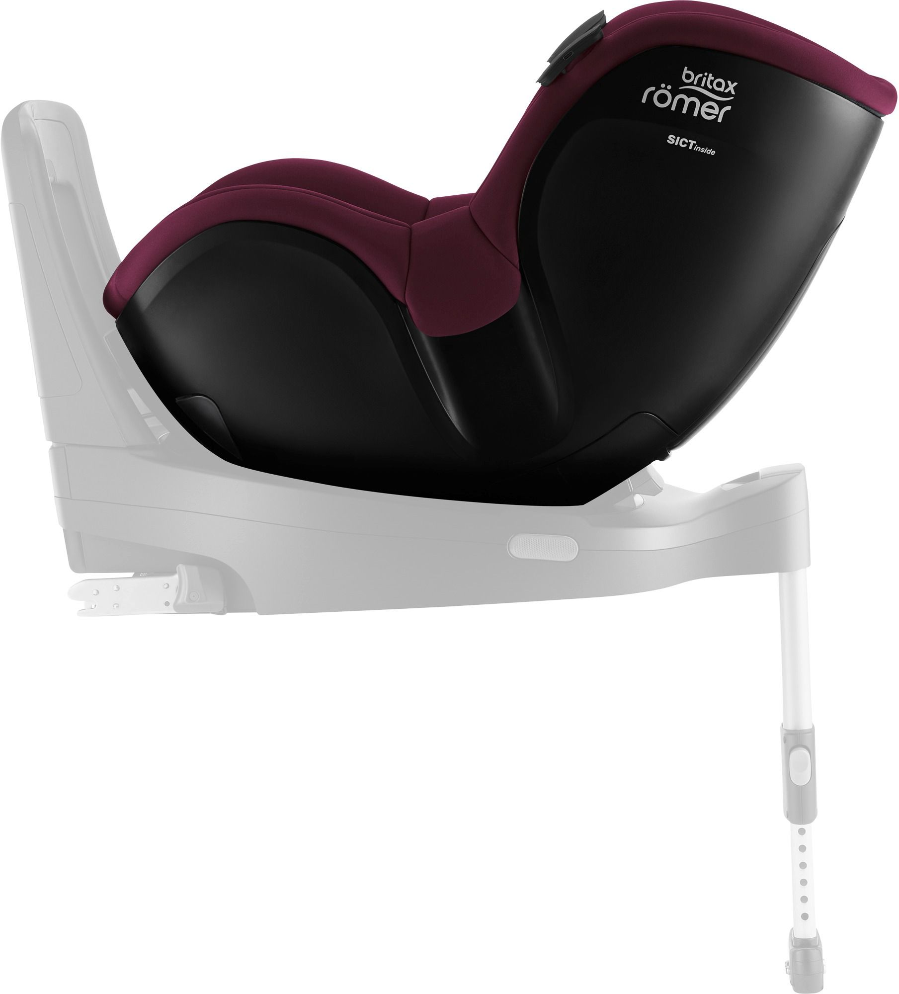 Автокрісло Britax-Romer DualFix iSense Burgundy Red (2000035108)фото