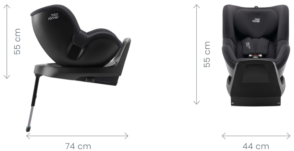 Автокресло Britax-Romer DualFix M Plus Midnight Grey (2000036889) фото 7