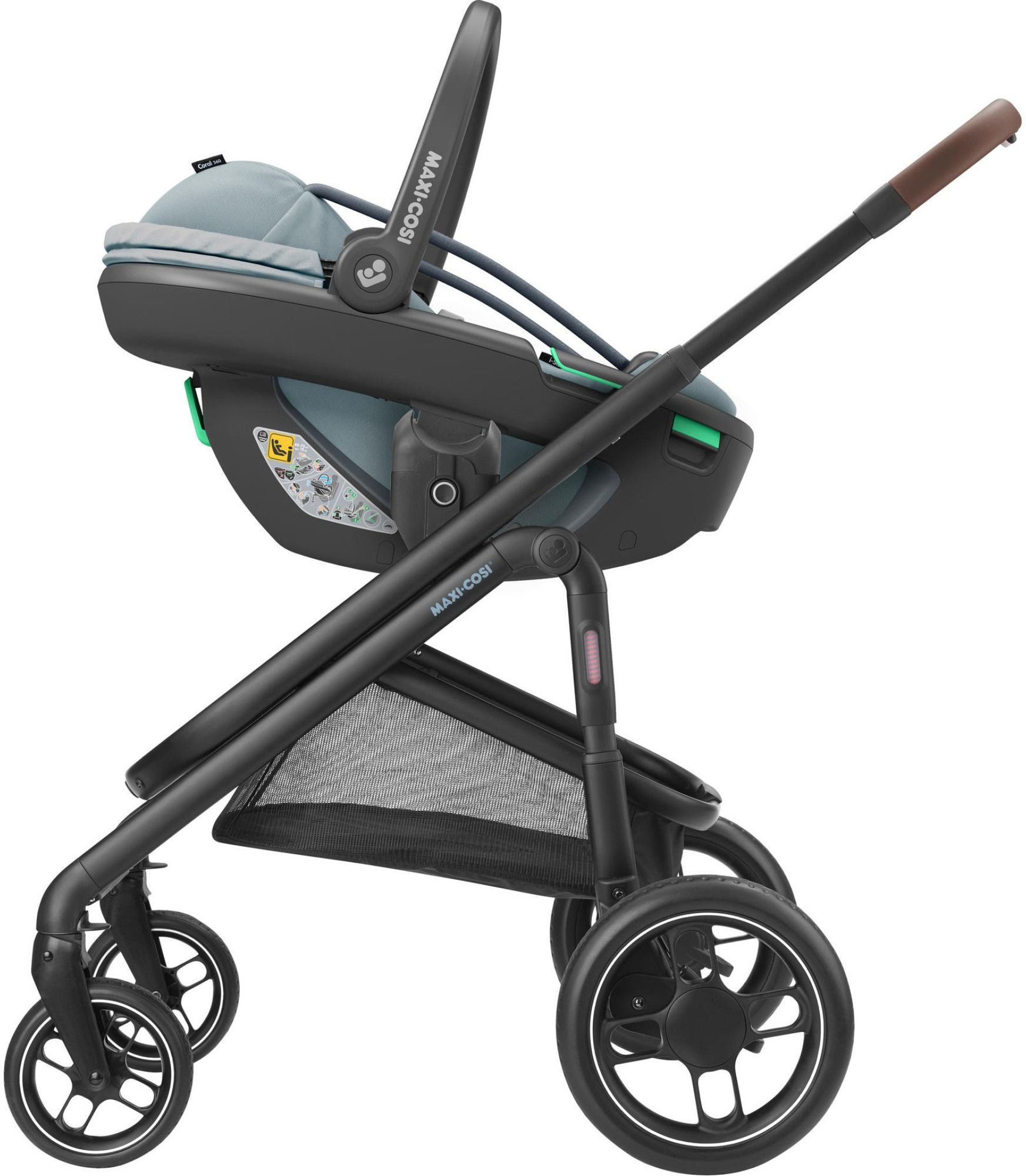 Автокресло Maxi-Cosi Coral 360 Essential Grey (Black Shell) (8559050111) фото 19
