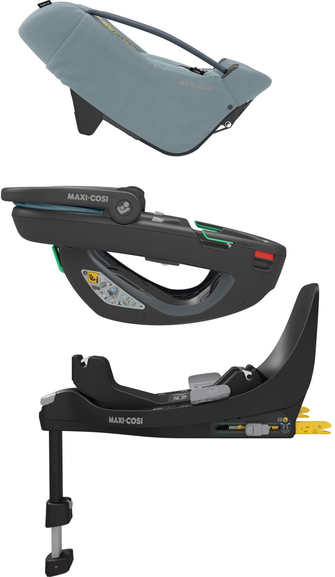 Автокресло Maxi-Cosi Coral 360 Essential Grey (Black Shell) (8559050111) фото 15