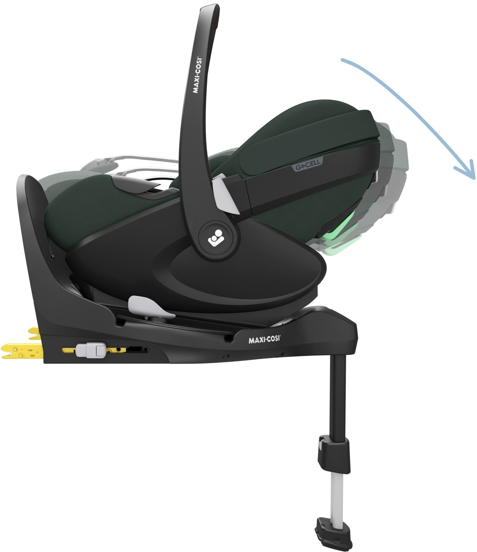 Автокресло Maxi-Cosi Pebble 360 ​​Pro2 Twillic Green (8052403110) фото 11