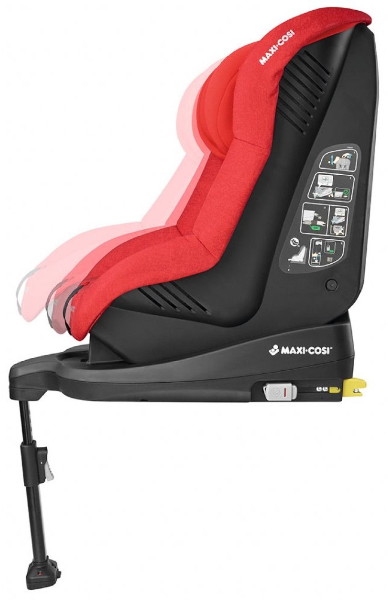 Автокресло Maxi-Cosi TobiFix Nomad red (8616586110) фото 7