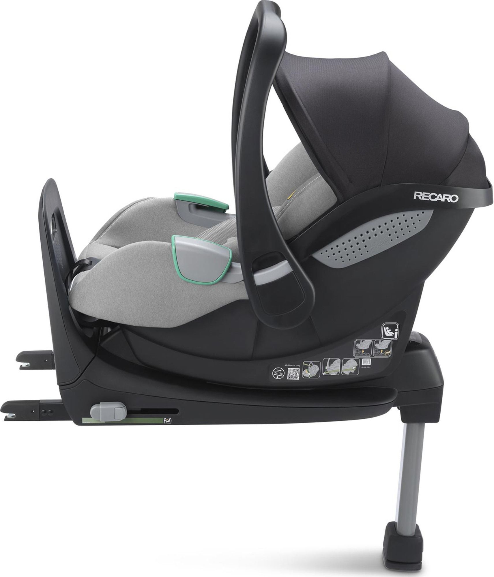 Автокресло Recaro Avan Carbon Grey (89030640050) фото 14
