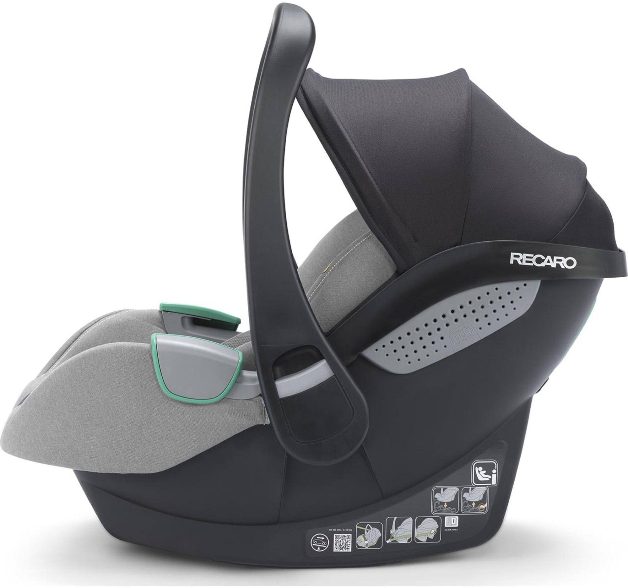 Автокресло Recaro Avan Carbon Grey (89030640050) фото 8