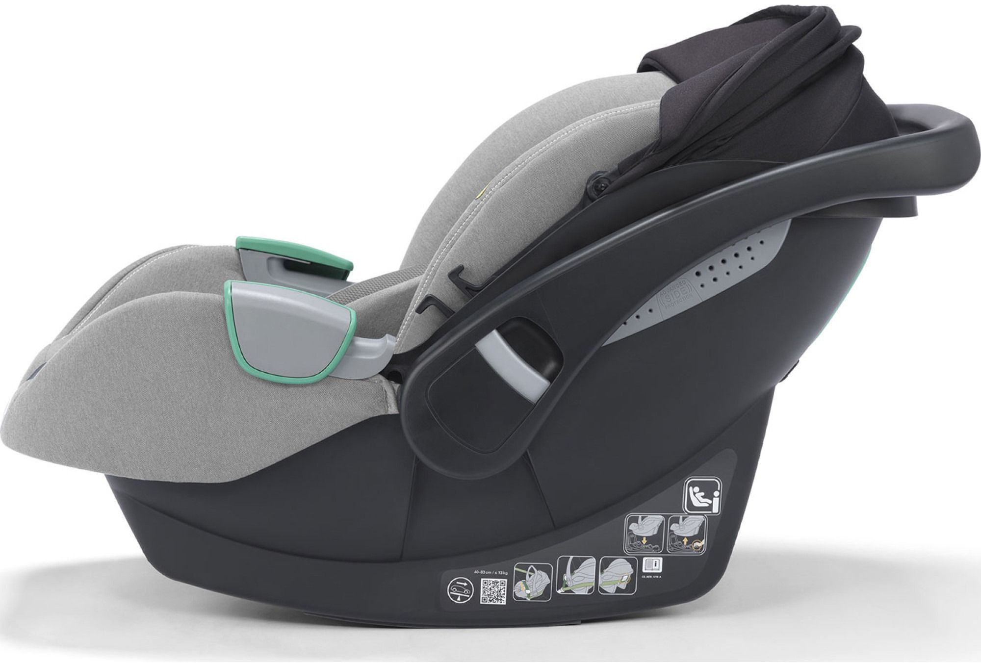 Автокресло Recaro Avan Carbon Grey (89030640050) фото 13