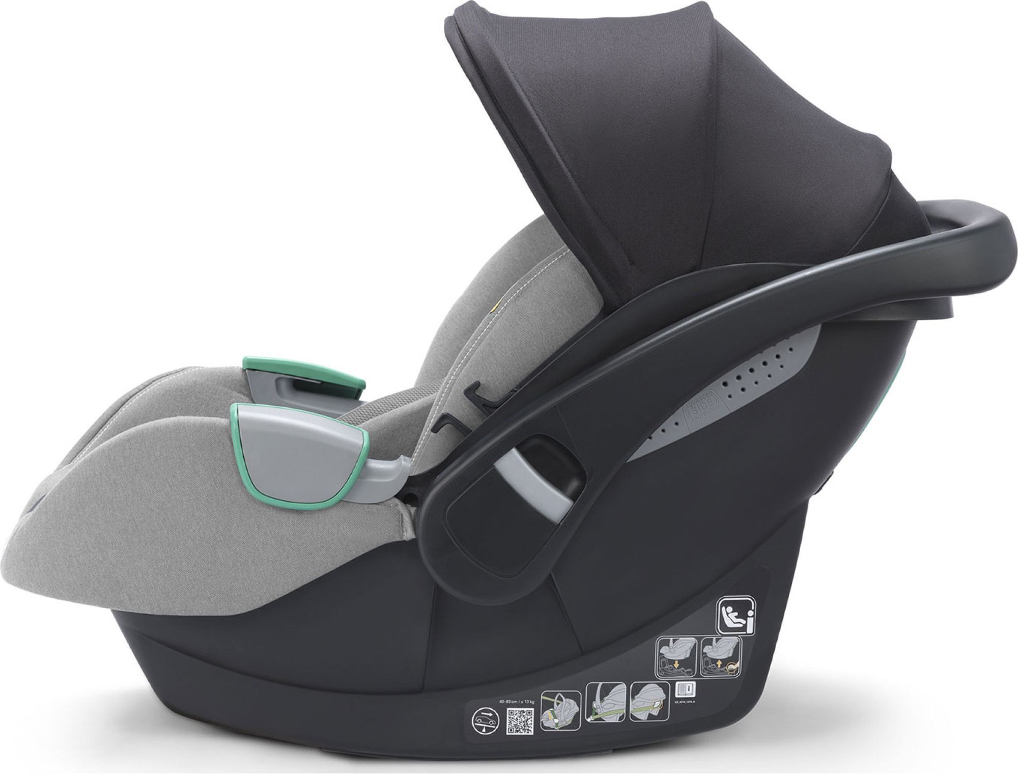 Автокресло Recaro Avan Carbon Grey (89030640050) фото 11