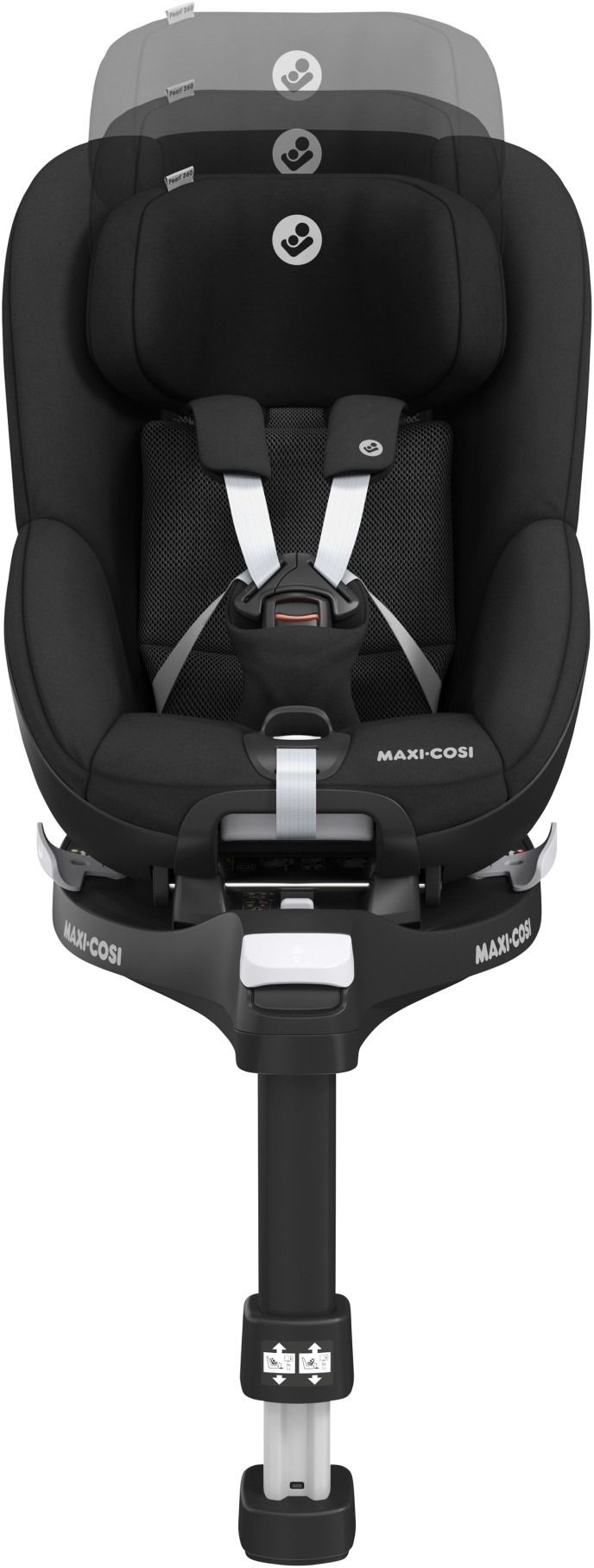 Автокресло Maxi-Cosi Pearl 360 2 Authentic Black без вкладыша (8045671111) фото 3