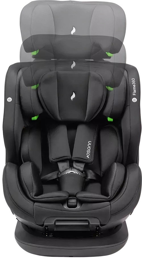 Автокресло Osann Flame360 i-Size All Black (108-281-243) фото 2
