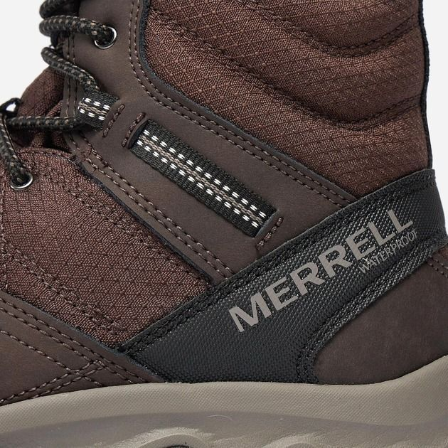 Ботинки мужские Merrell Thermo Akita Mid Wp 40 коричневые фото 5