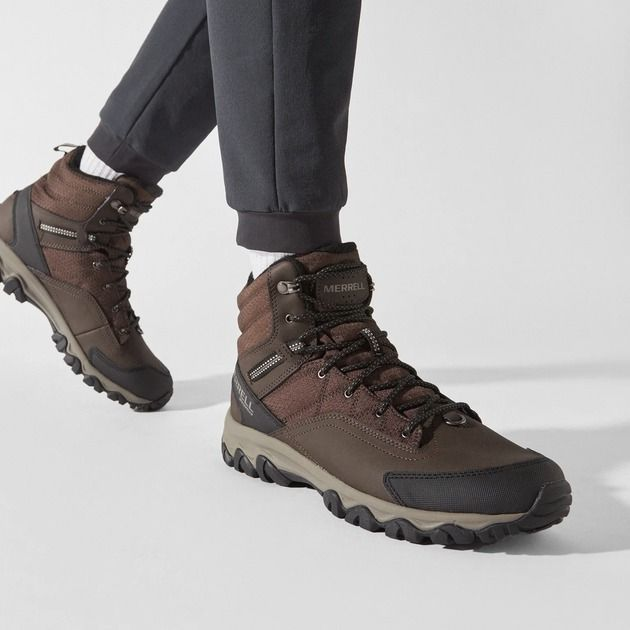 Ботинки мужские Merrell Thermo Akita Mid Wp 43 коричневые фото 7