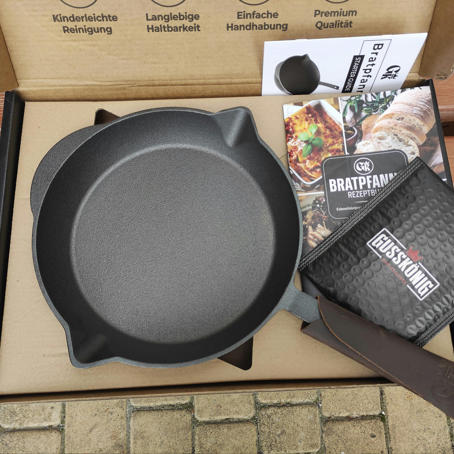 Сковорода чавунна Gusskoenig 26 см (170097)фото