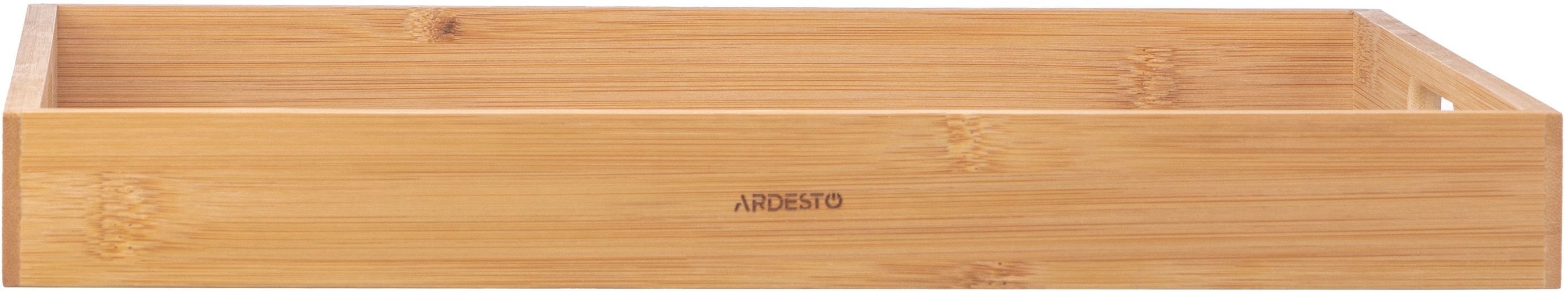 Таця ARDESTO Midori, 30х30х4см, бамбук, квадратна (AR1430BM)фото3