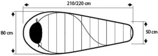 Спальник Trimm Balance 185 R синий фото 2