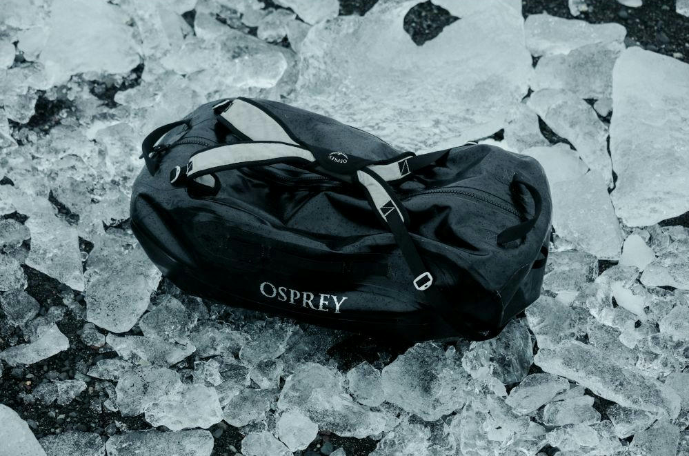 Сумка Osprey Transporter WP Duffel 70 tunnel vision O/S серая фото 6