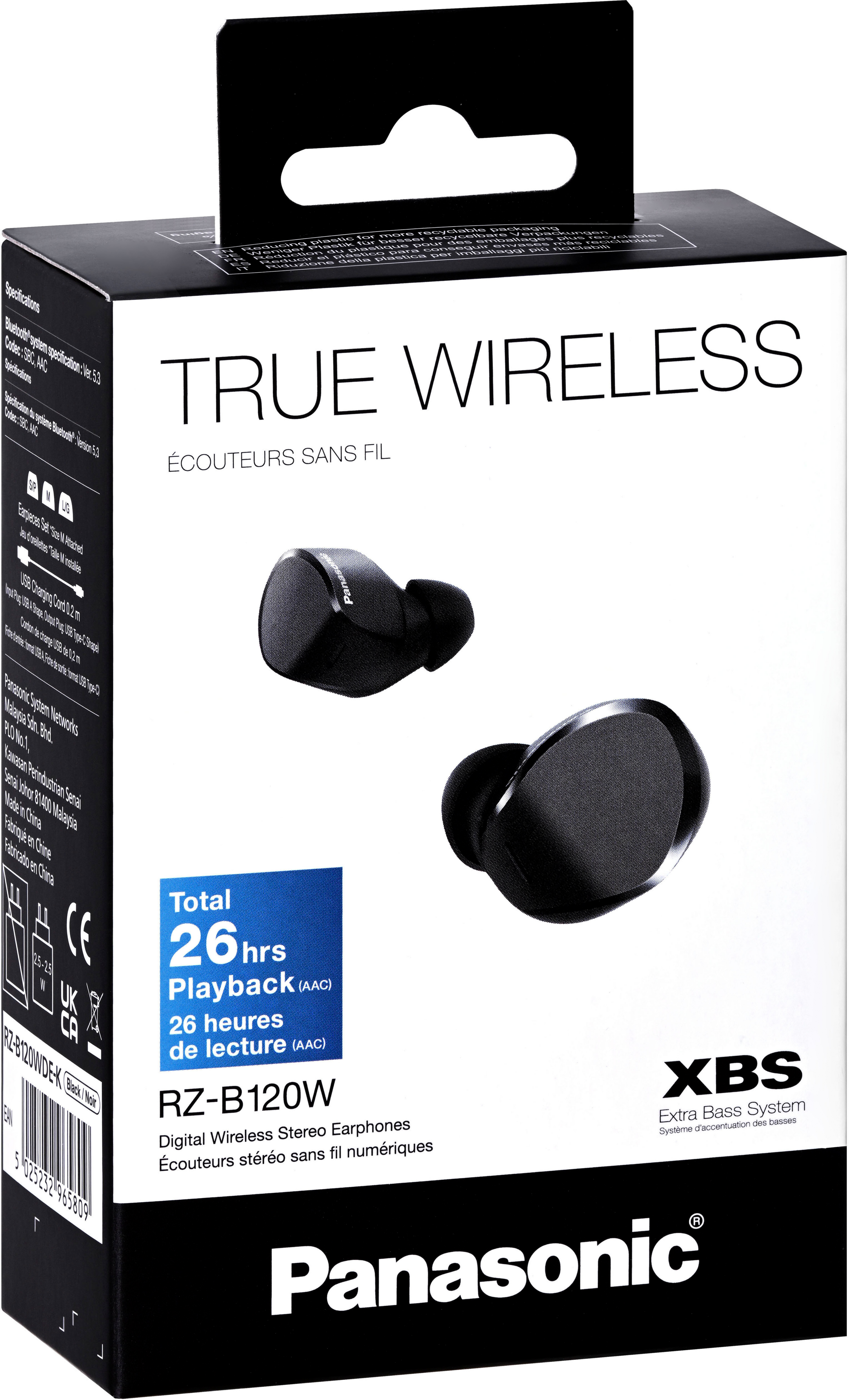 Наушники Bluetooth Panasonic RZ-B120WDG-K Black фото 10