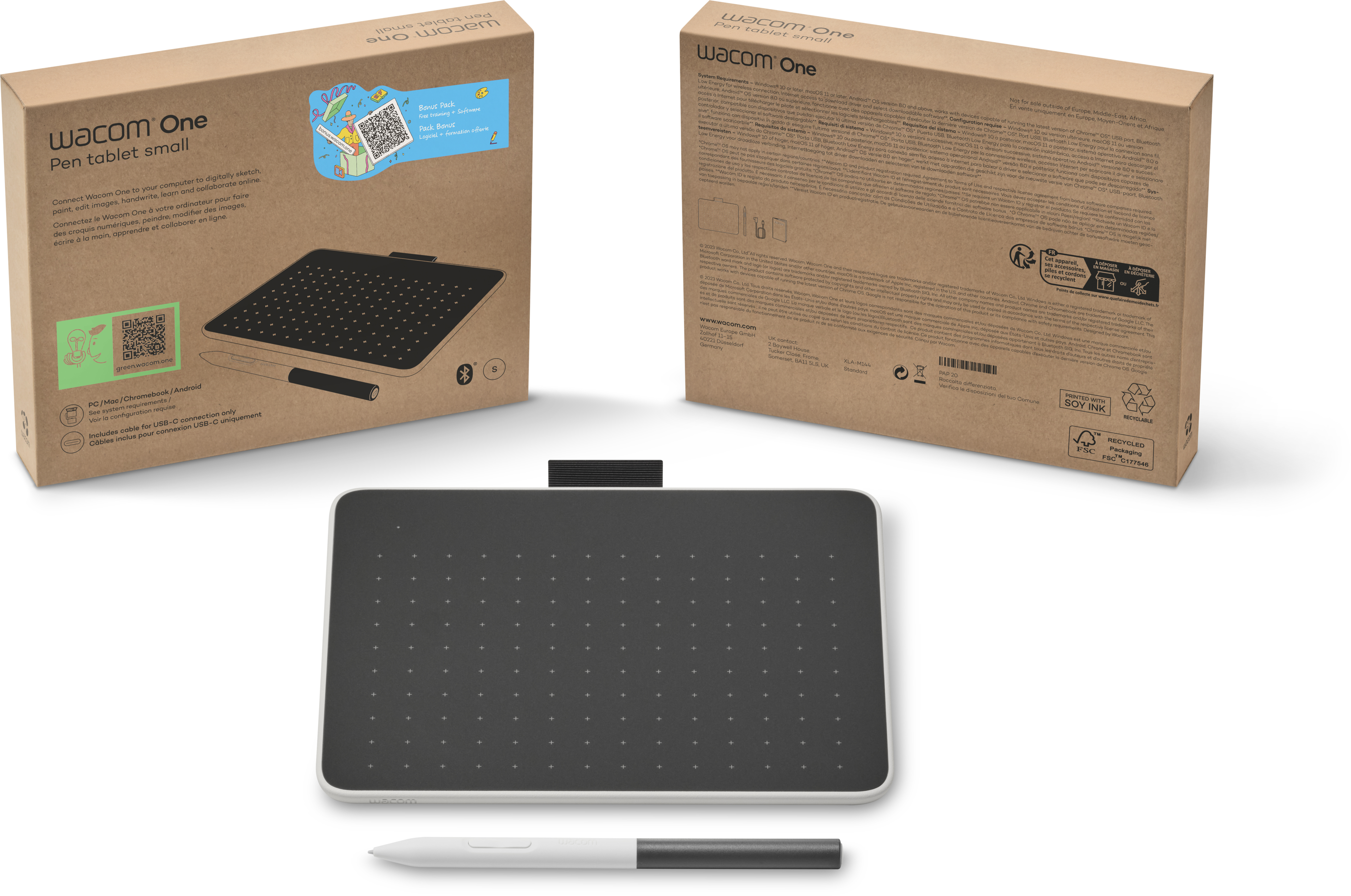 Графический планшет Wacom One S Bluetooth (CTC4110WLW2B) фото 11