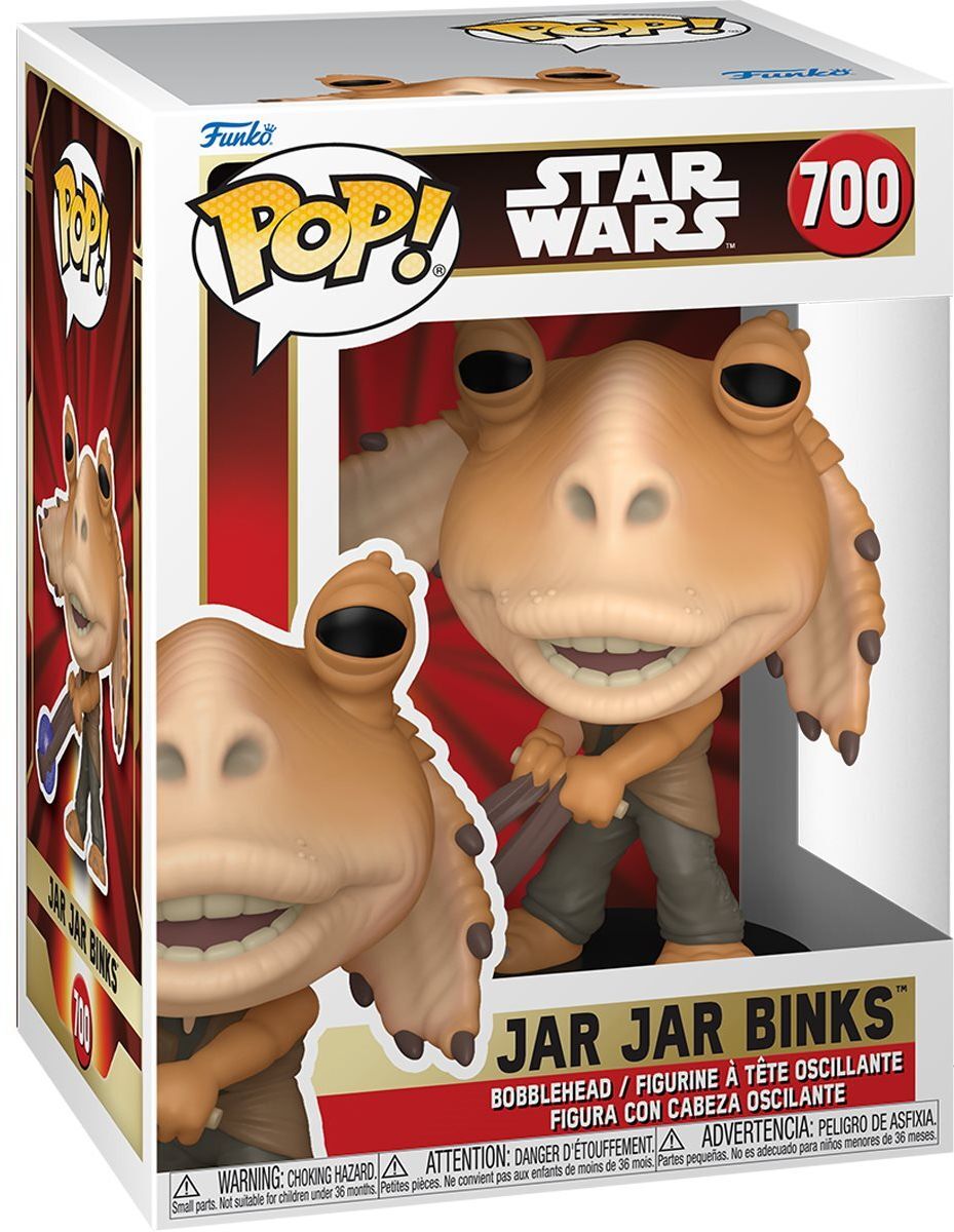 Фигурка Funko POP Star Wars: PM 25th - Jar Jar Binks w/Booma Balls (5908305248026) фото 
