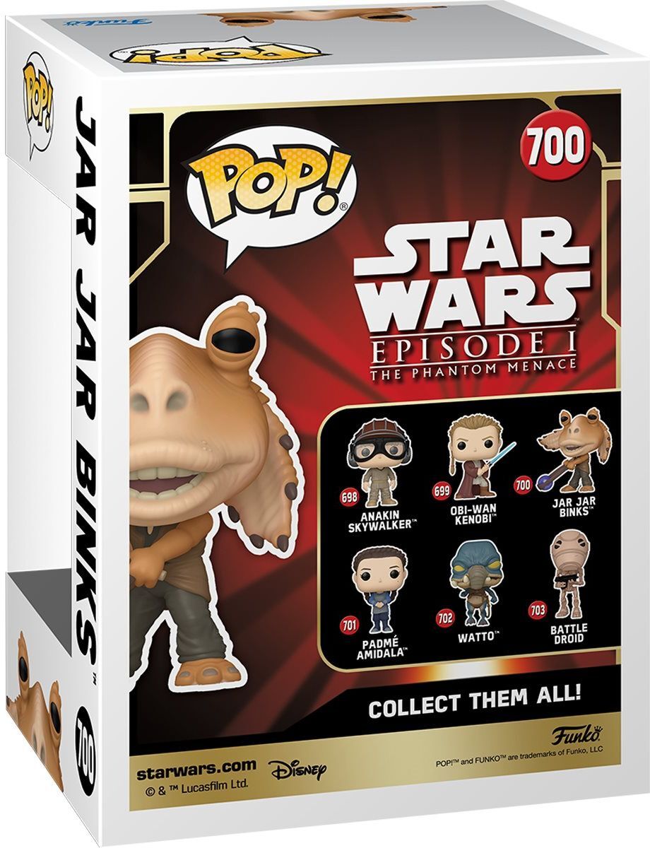 Фигурка Funko POP Star Wars: PM 25th - Jar Jar Binks w/Booma Balls (5908305248026) фото 