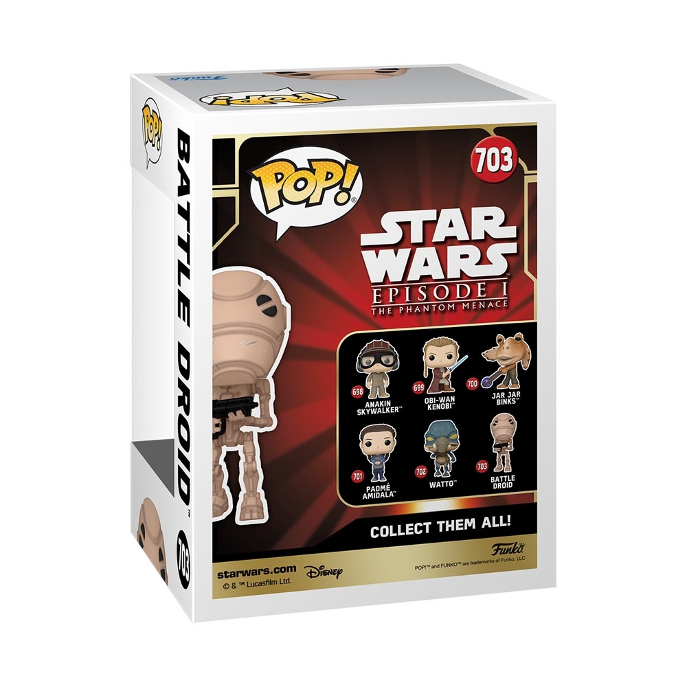 Фигурка Funko POP Star Wars: PM 25th - Battle Droid (5908305248019) фото 3