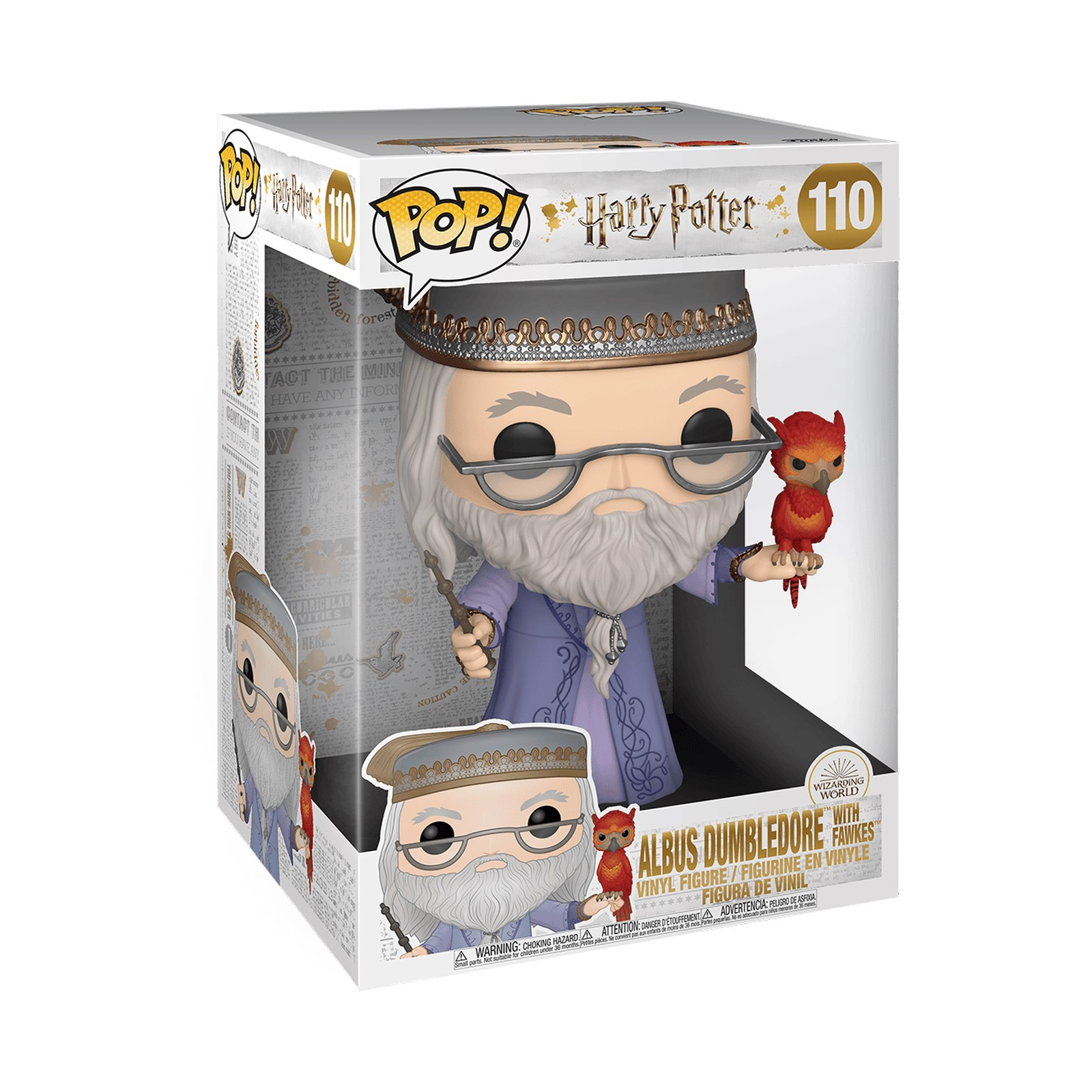 Фигурка Funko POP: Harry Potter - Dumbledore W/Fawkes 10