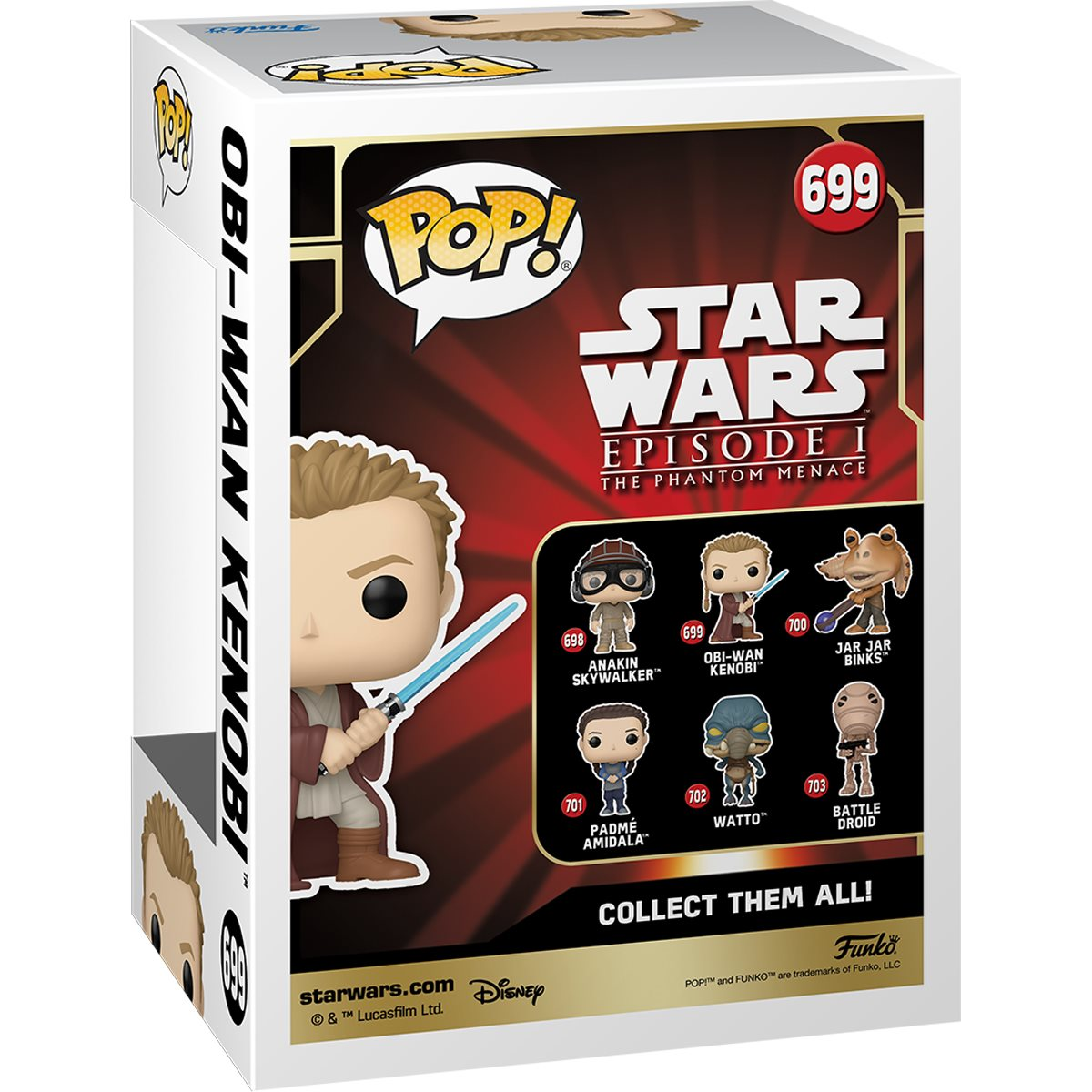 Фигурка Funko POP Star Wars: PM 25th - Obi-Wan (Young) (5908305248033) фото 3