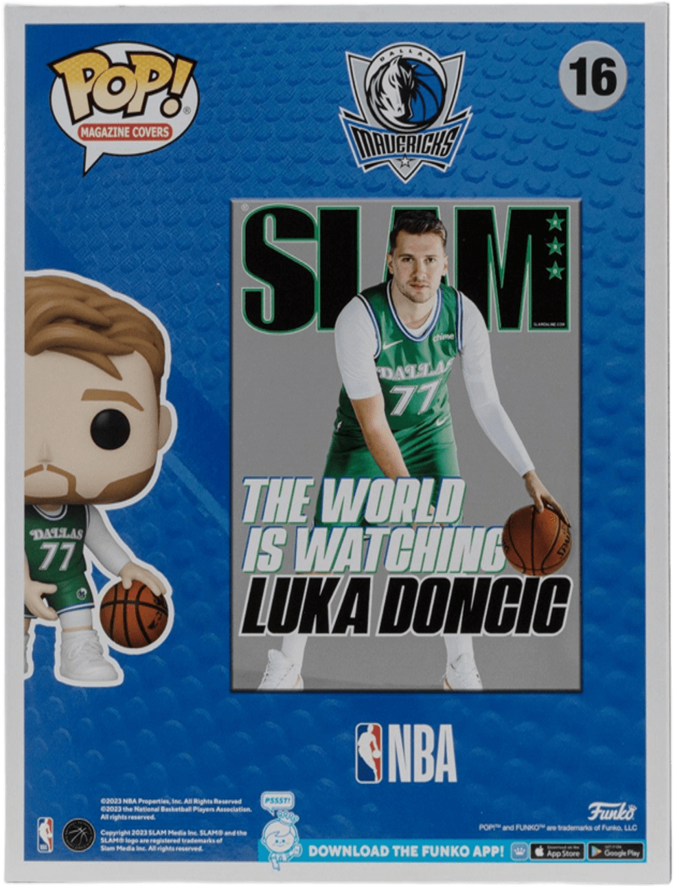 Фигурка Funko POP NBA Cover: Slam - Luka Doncic (70943) фото 3