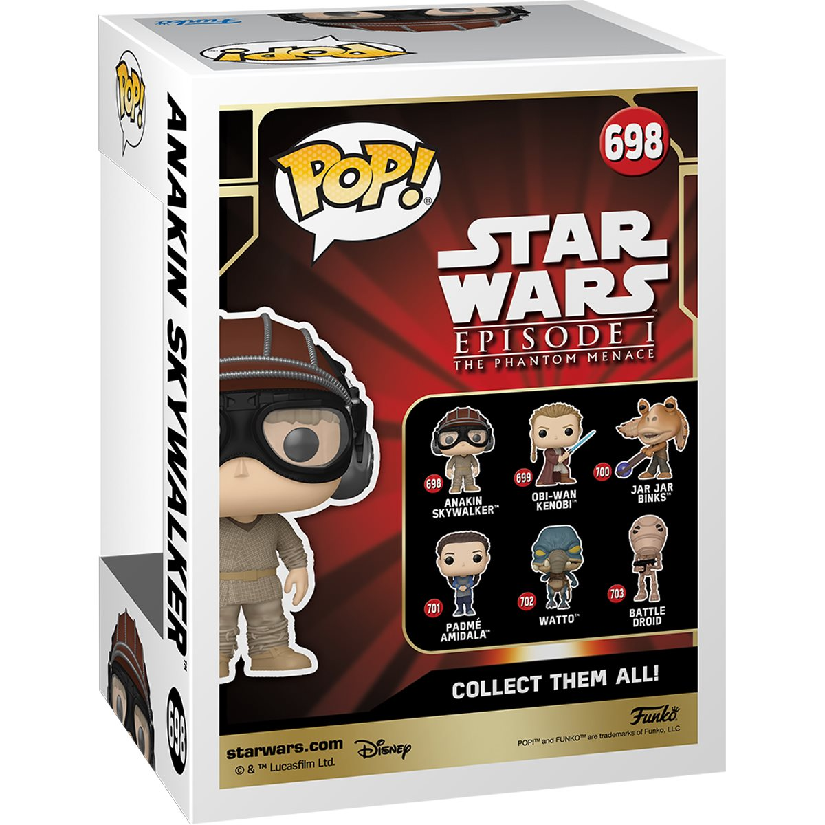 Фигурка Funko POP Star Wars: PM 25th - Anakin w/Helmet (5908305248002) фото 3