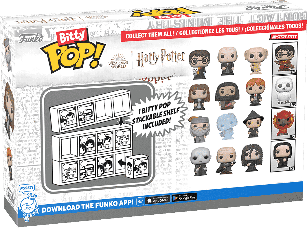 Набор Funko POP (Bitty): Harry Potter - Voldemort 4PK (71318) фото 3