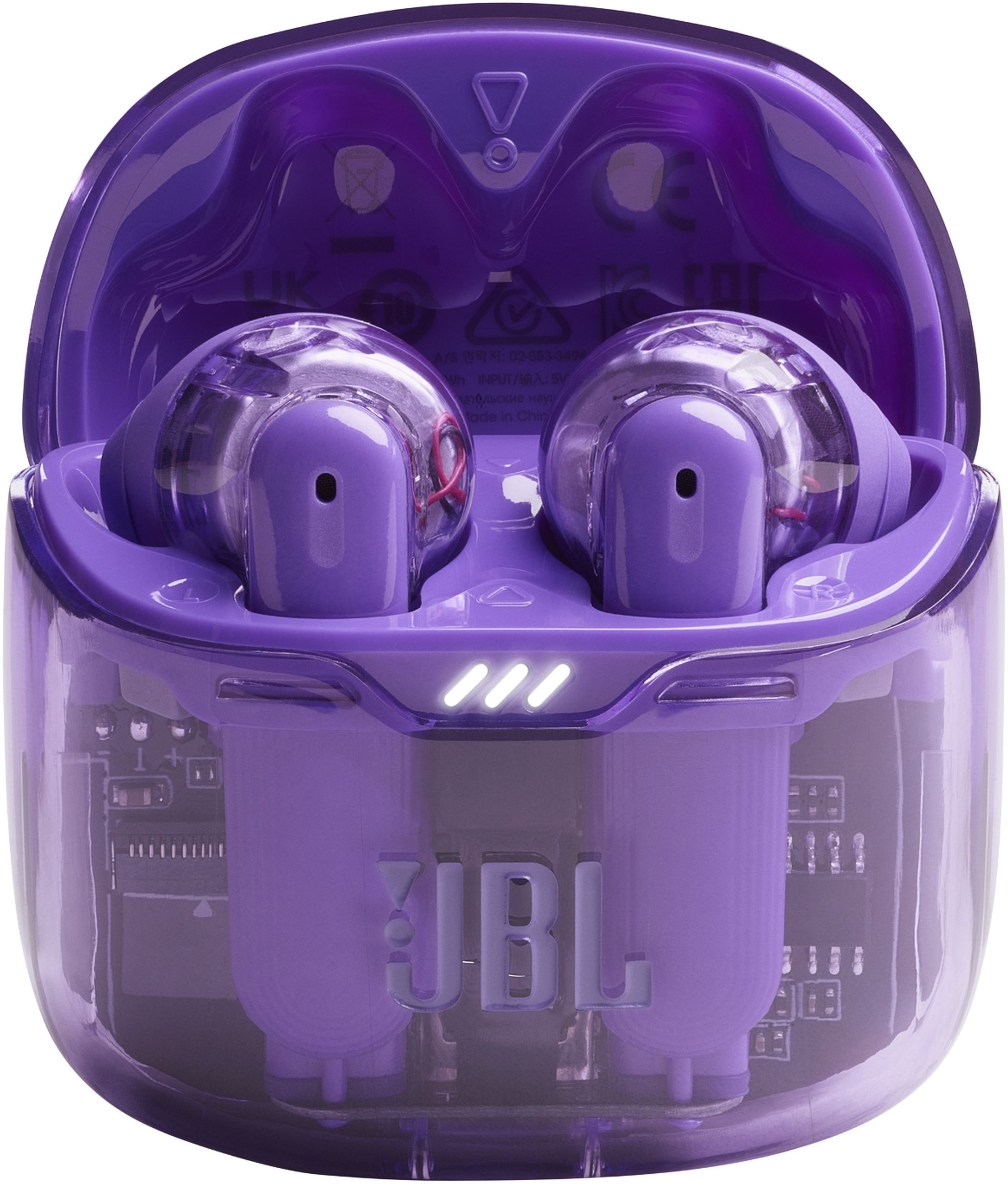 Навушники JBL Tune Flex Ghost Edition Purple (JBLTFLEXGPUR)фото6