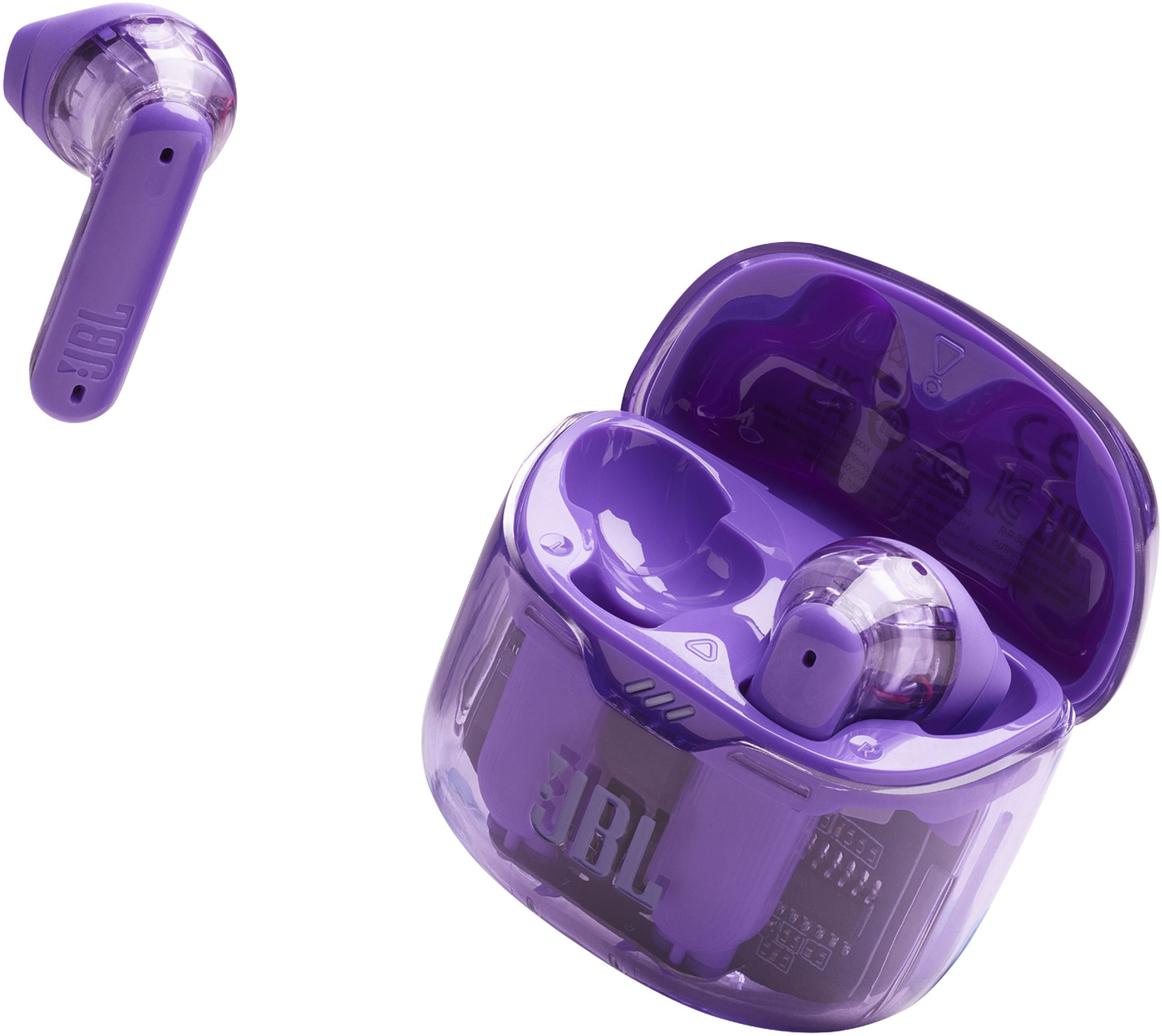 Навушники JBL Tune Flex Ghost Edition Purple (JBLTFLEXGPUR)фото11