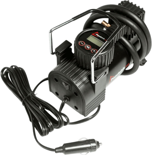 Компрессор автомобильный 1-поршневой Poputchik 40л/мин 10АТМ, цифровой манометр (13-011-IS-D) фото 