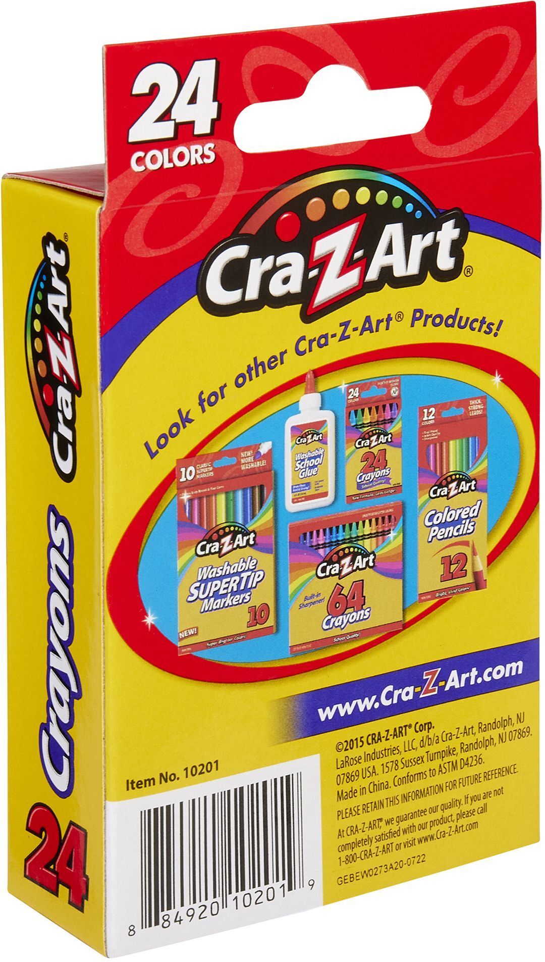 Мелки восковые Cra-Z-Art 24шт (10201CRA) фото 9