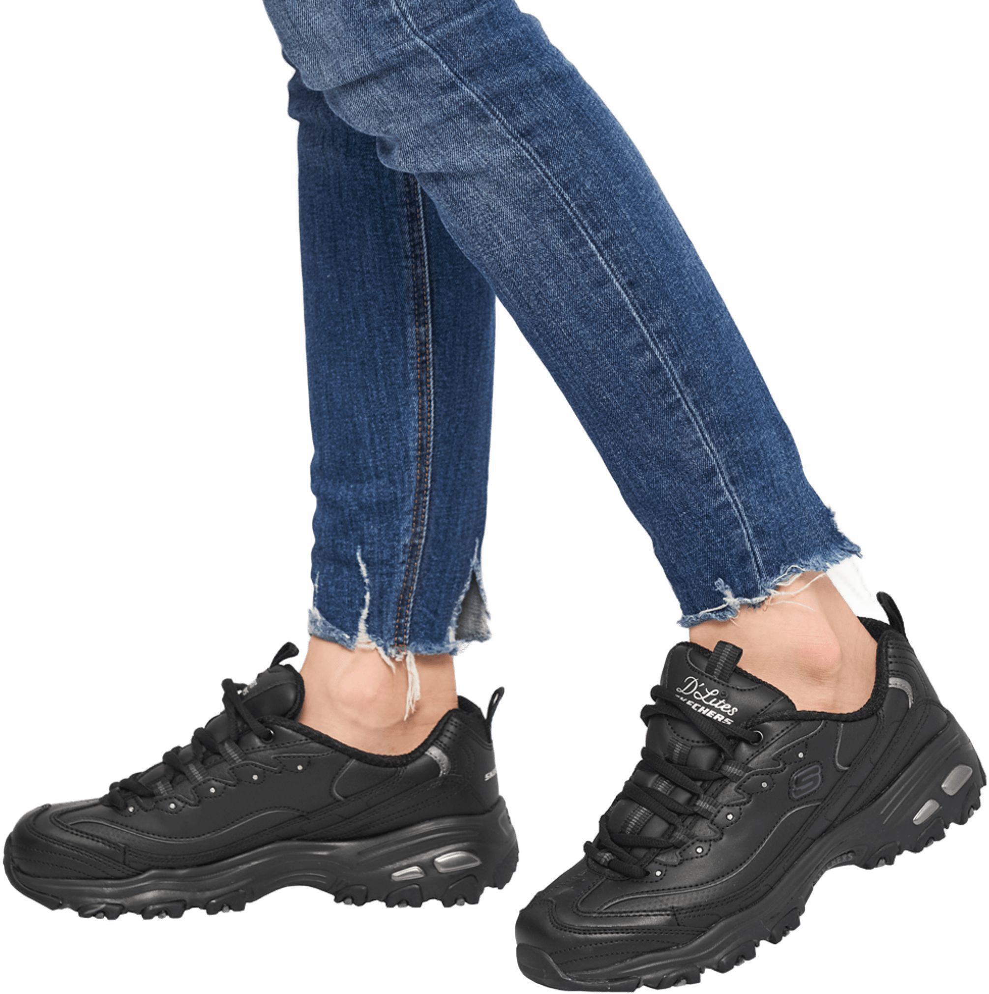 Кроссовки женские Skechers D'lites fresh start 11931 BBK 36.5 (6,5 US) черные фото 9