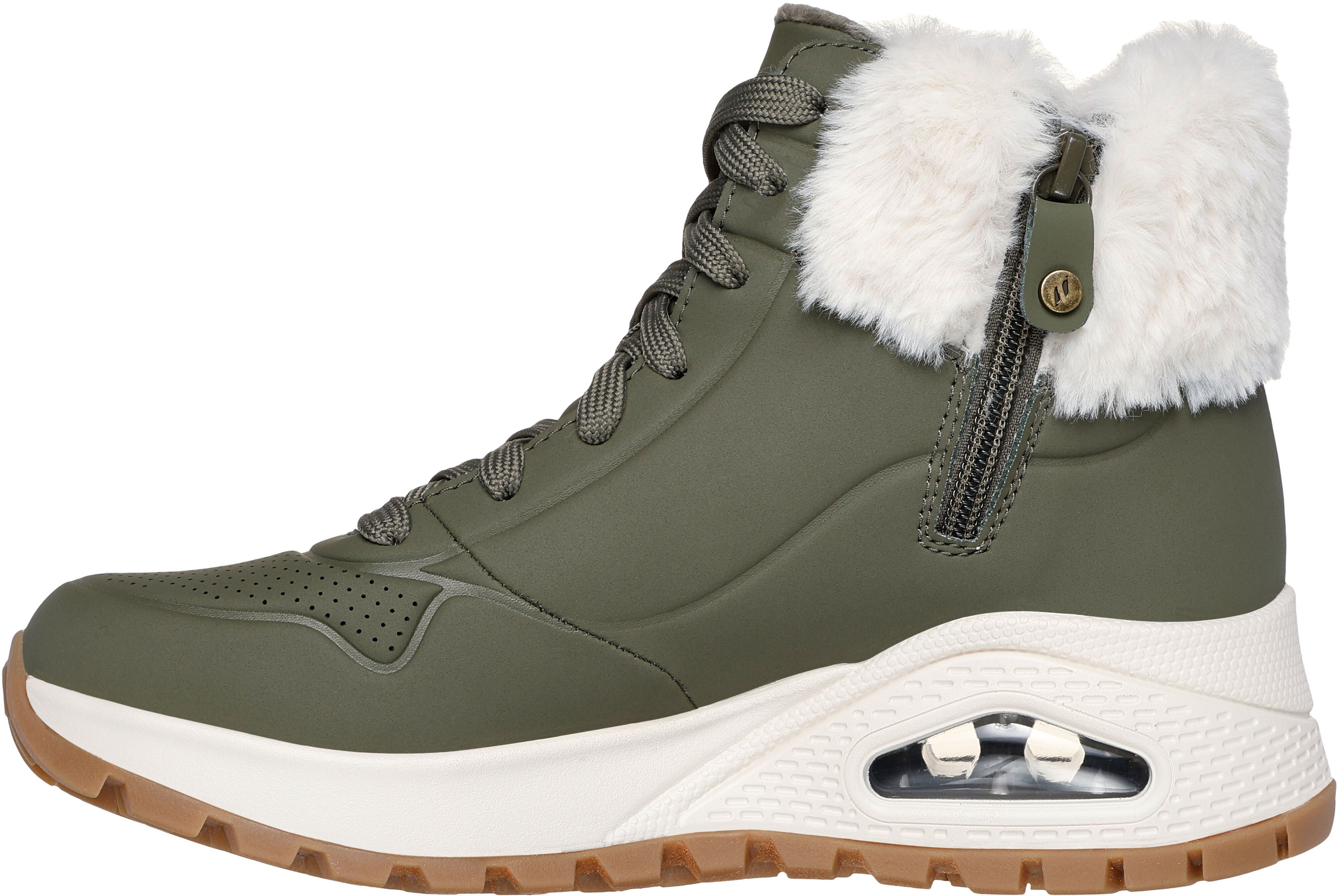 Черевики жіночі Skechers Uno Rugged - Fall Air 167274 OLV 35 (5 US) оливковіфото2