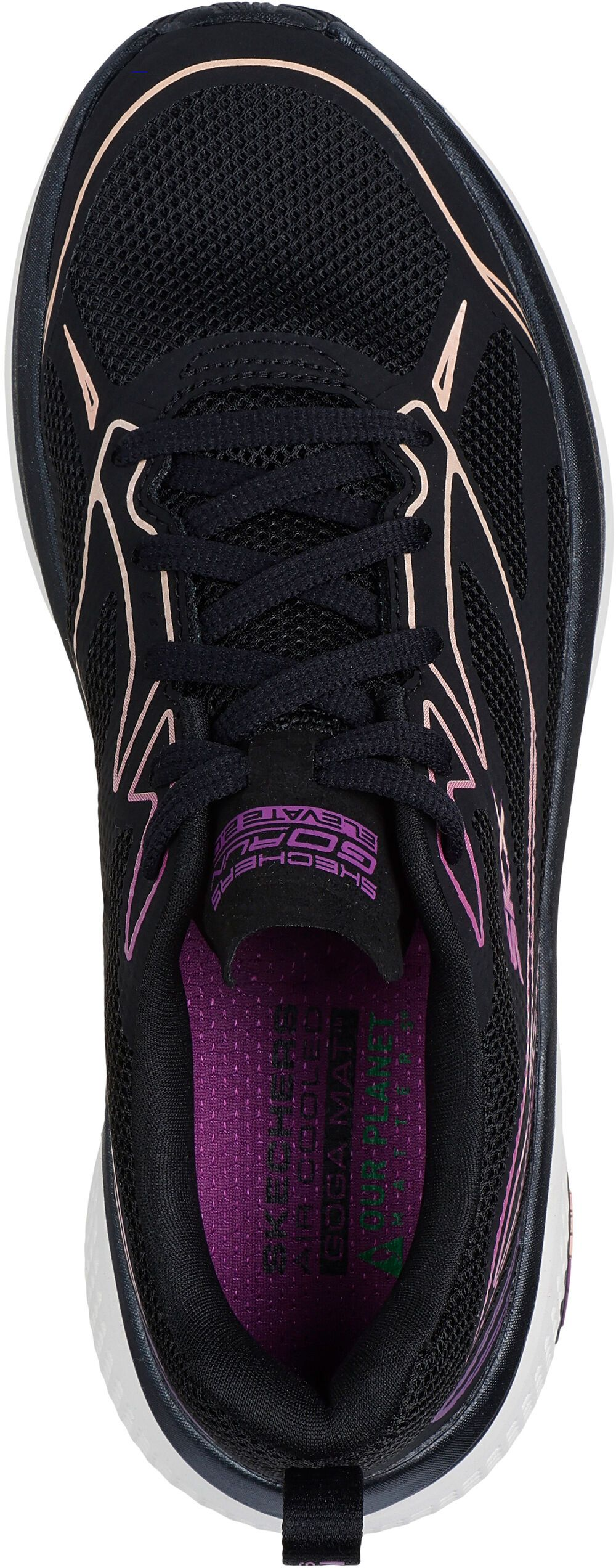 Кроссовки для бега женские Skechers Go Run Elevate 2.0 129001 BKPR 40 (10 US) черные фото 