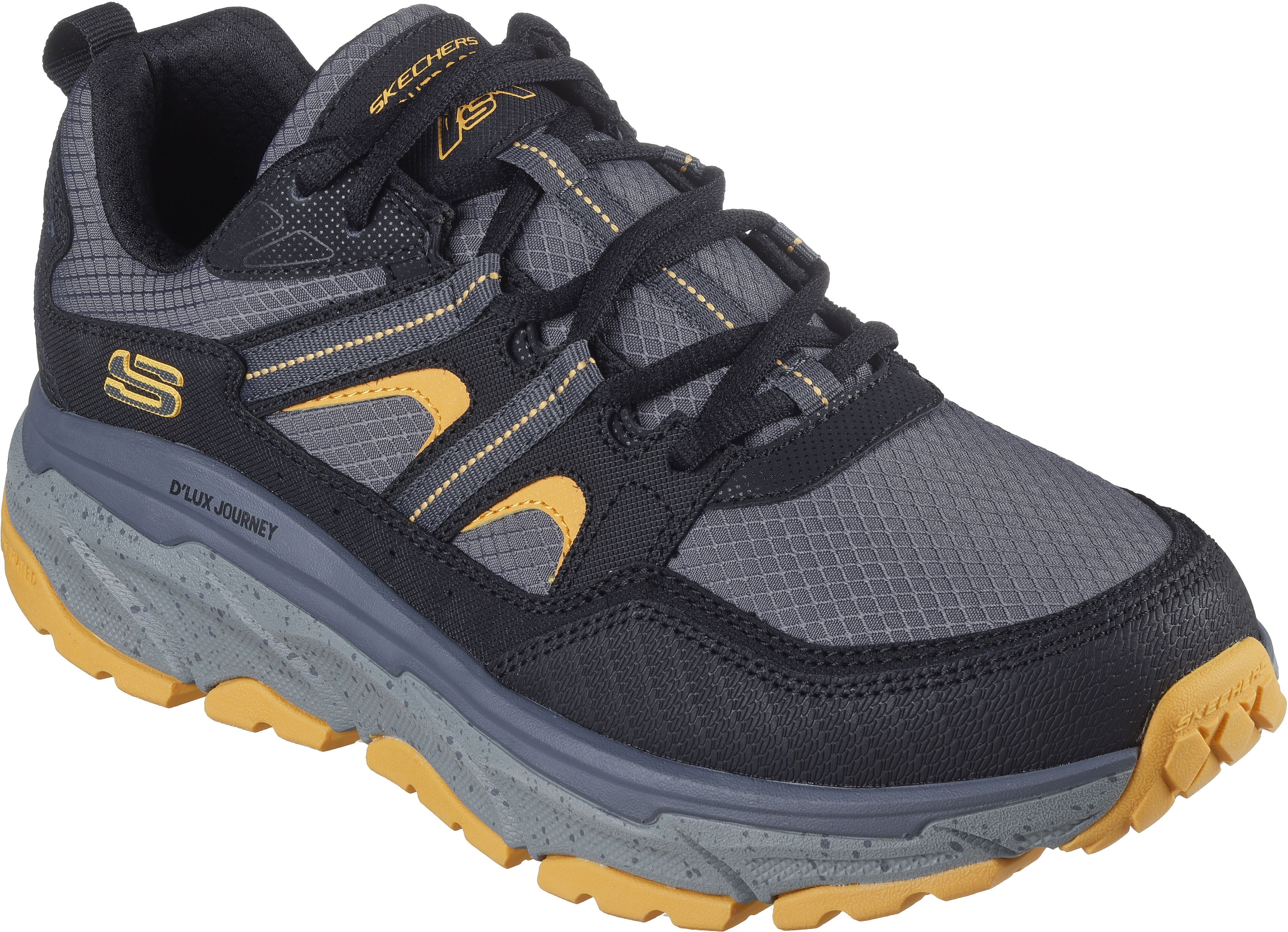 Кроссовки мужские Skechers Relaxed Fit: D'Lux Journey 237192 BKYL 44 (10,5 US) черные фото 3