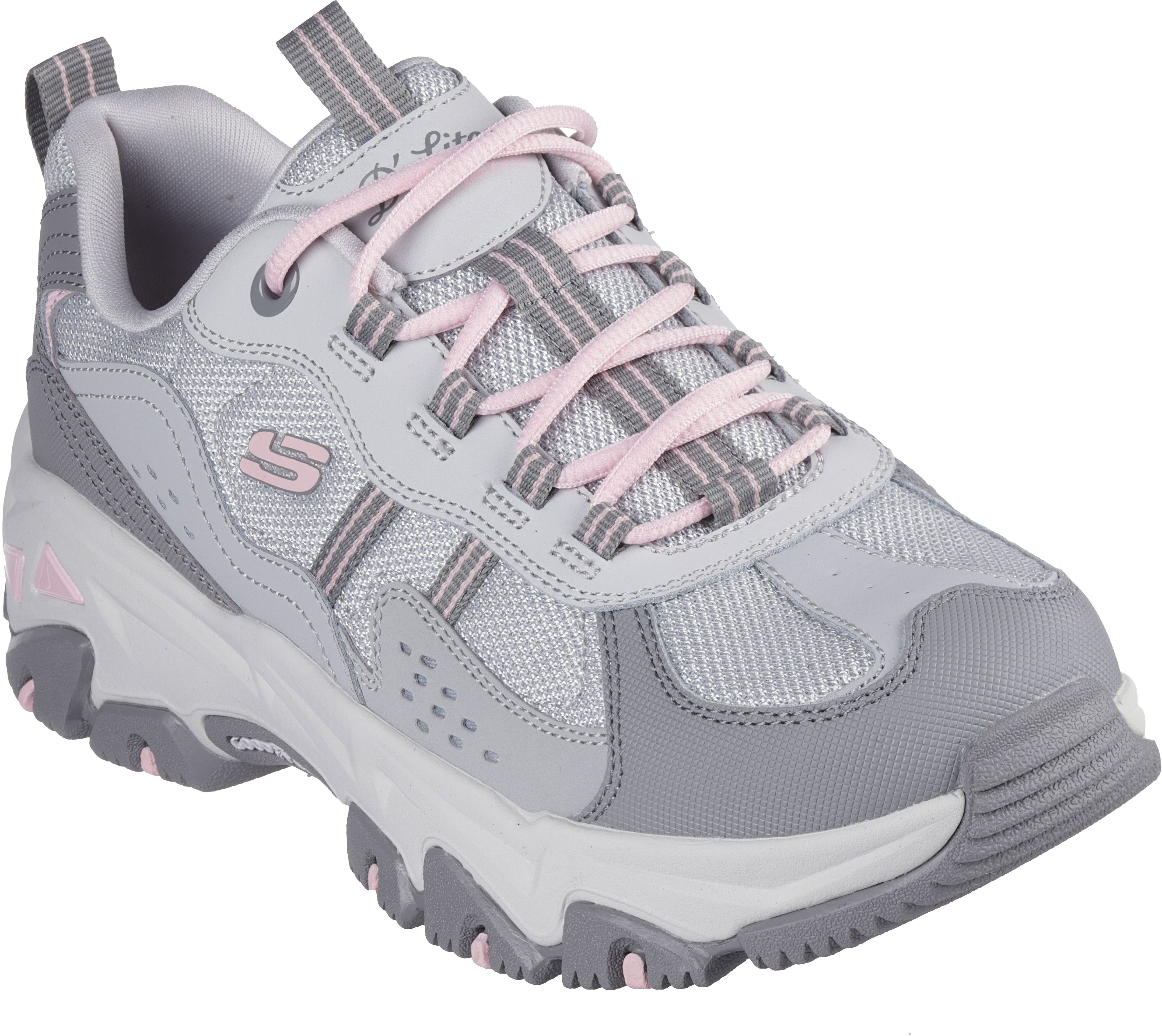 Кроссовки женские Skechers D'lites Hiker 180128 GYPK 35 (5 US) серые фото 3