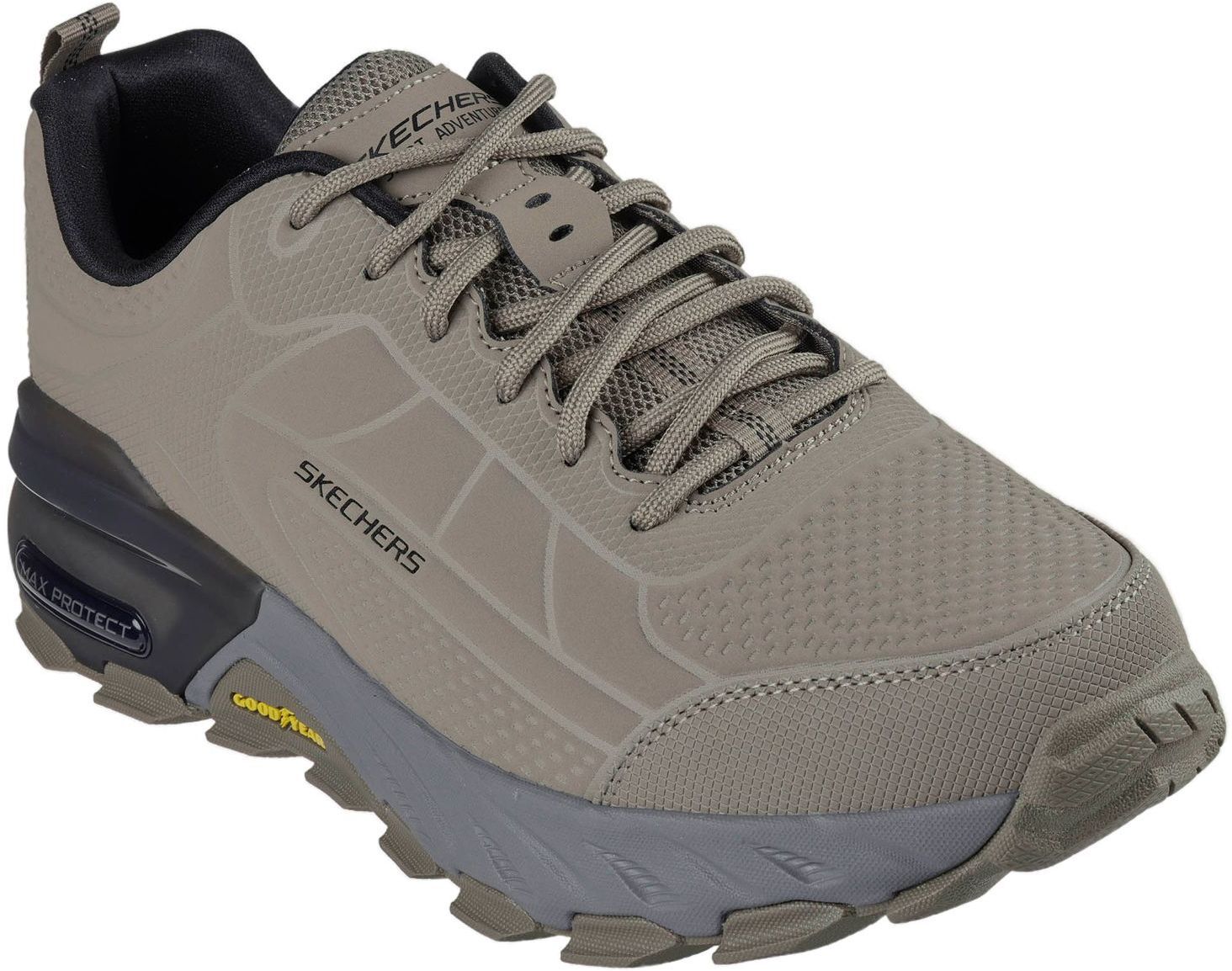 Кроссовки мужские Skechers Max Protect 237672 TPBK 43 (10 US) серые фото 3