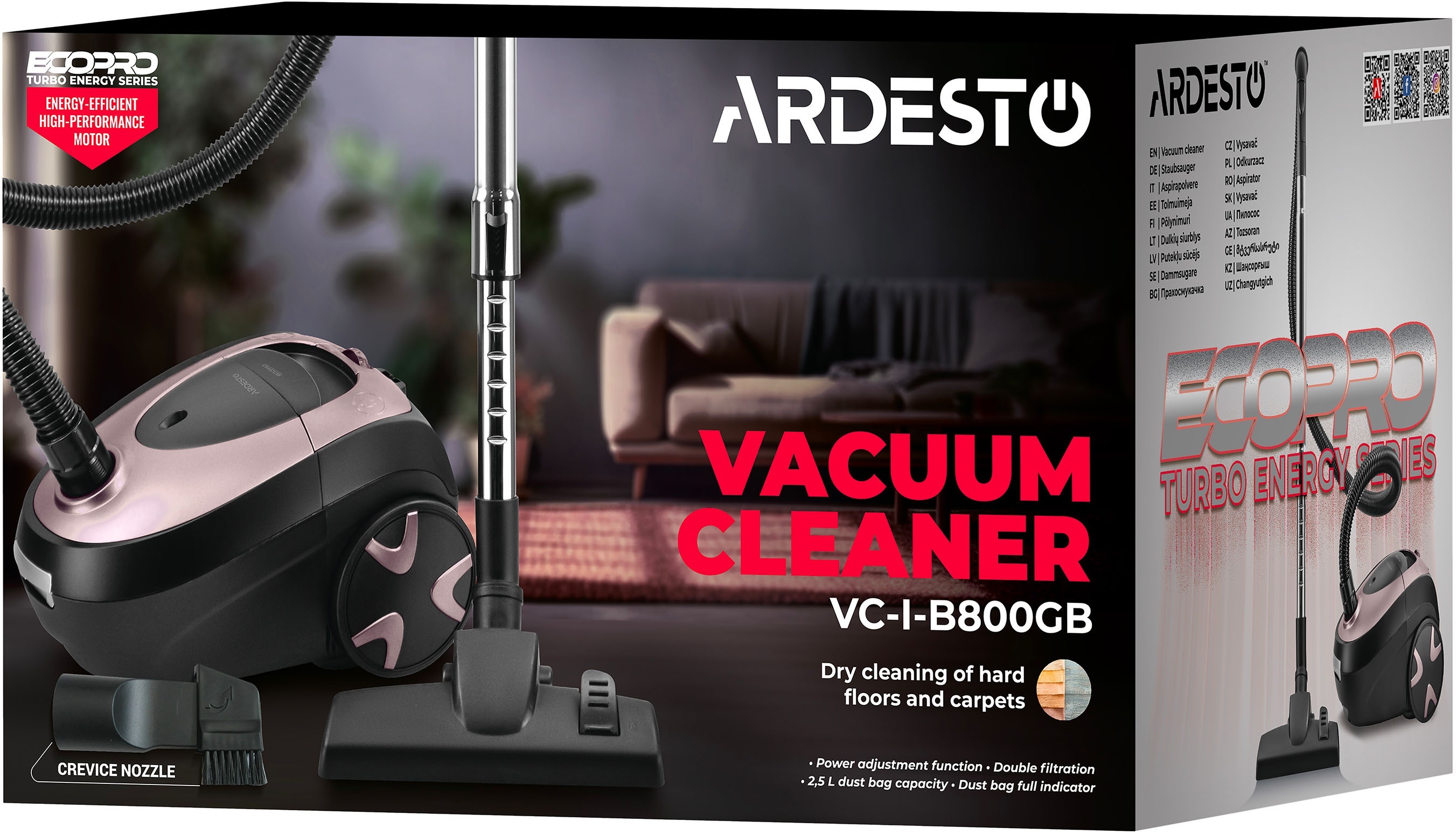 Пылесос ARDESTO VC-I-B800GB фото 12