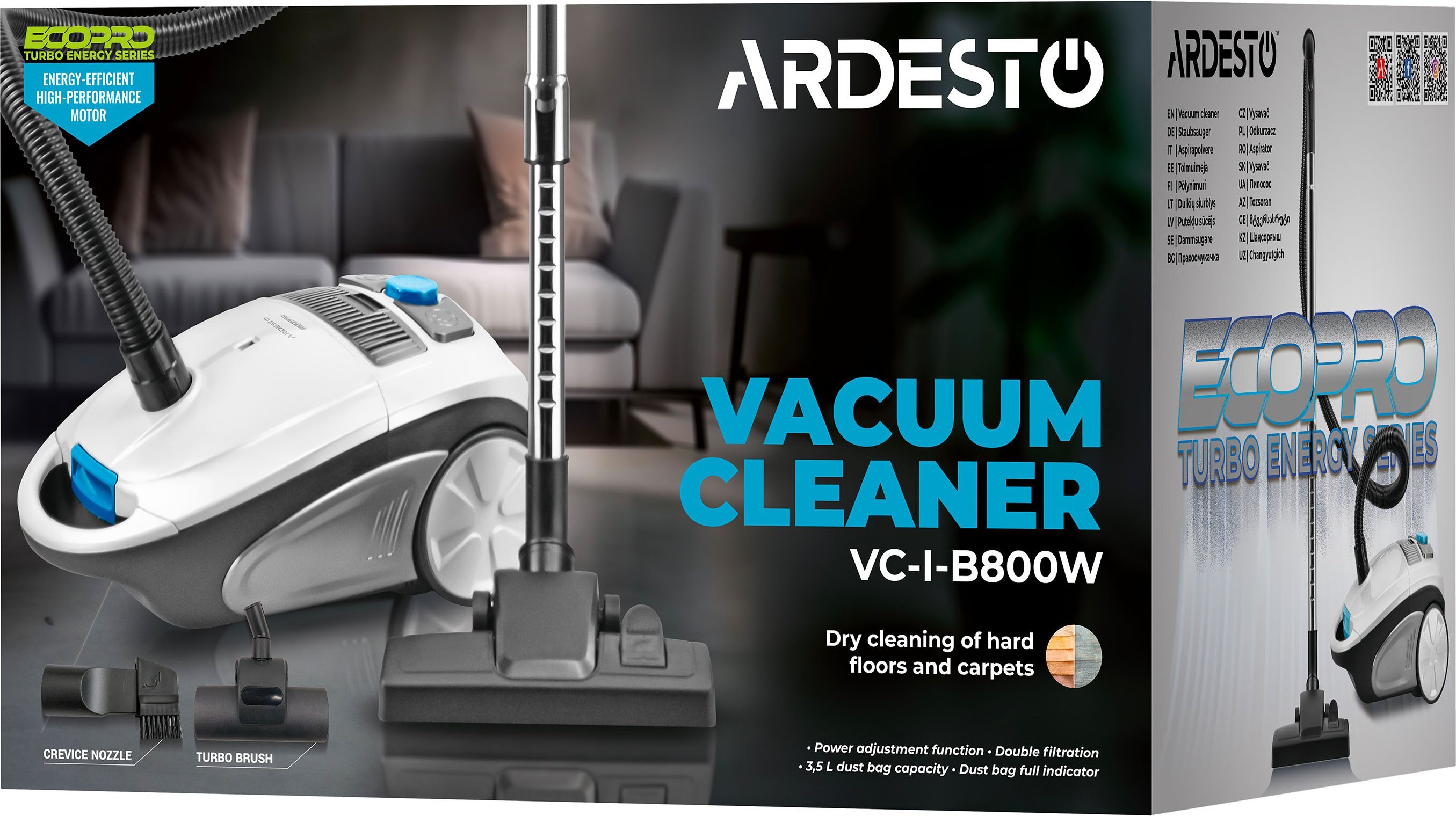 Пылесос ARDESTO VC-I-B800W фото 13