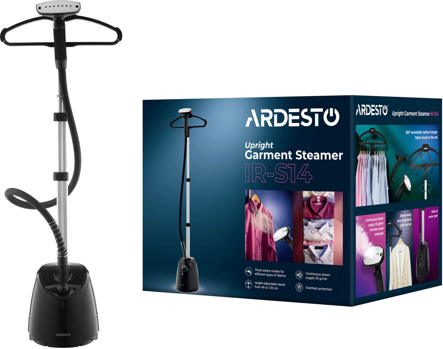 Вертикальний відпарювач ARDESTO IR-S14фото