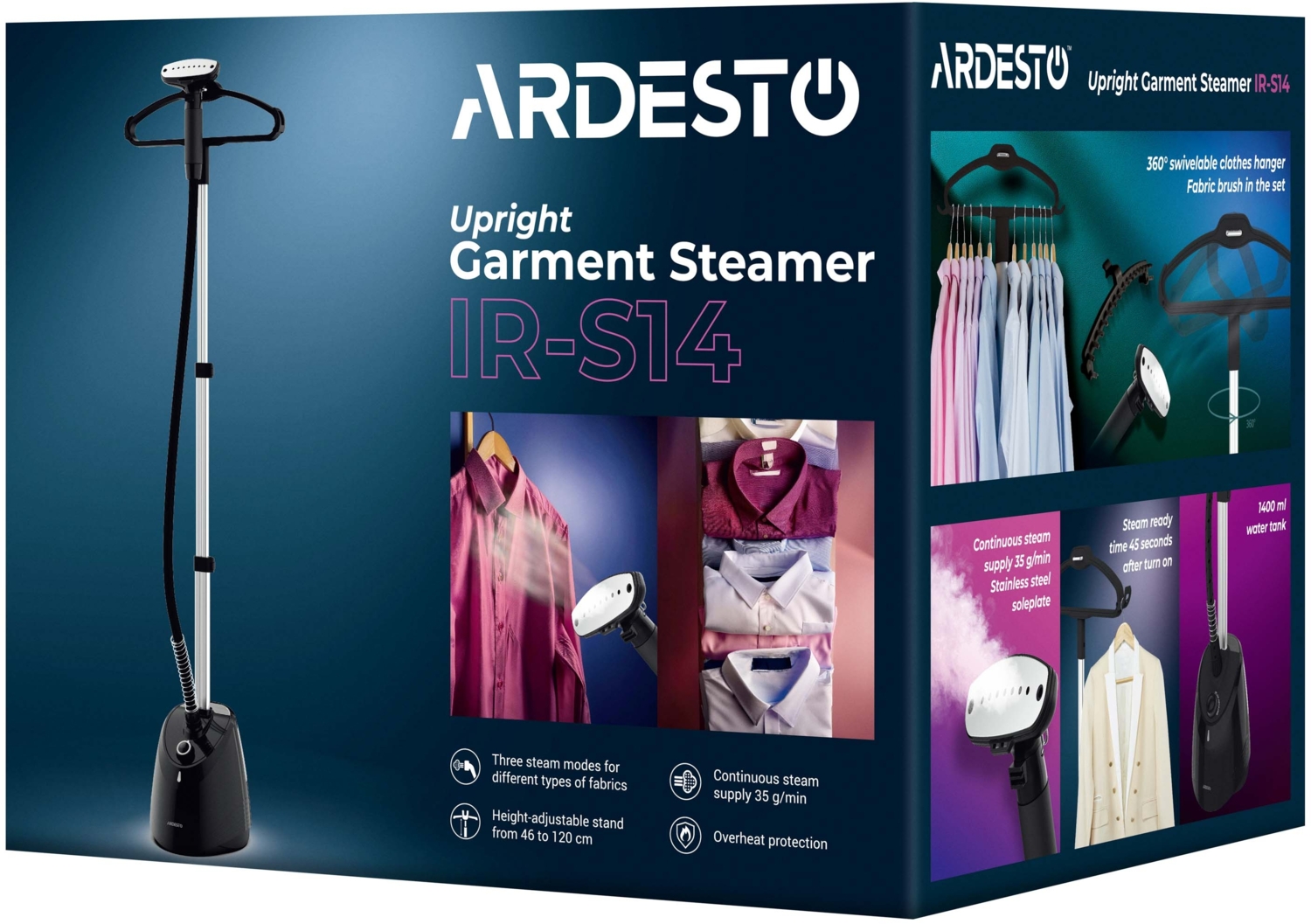 Вертикальний відпарювач ARDESTO IR-S14фото