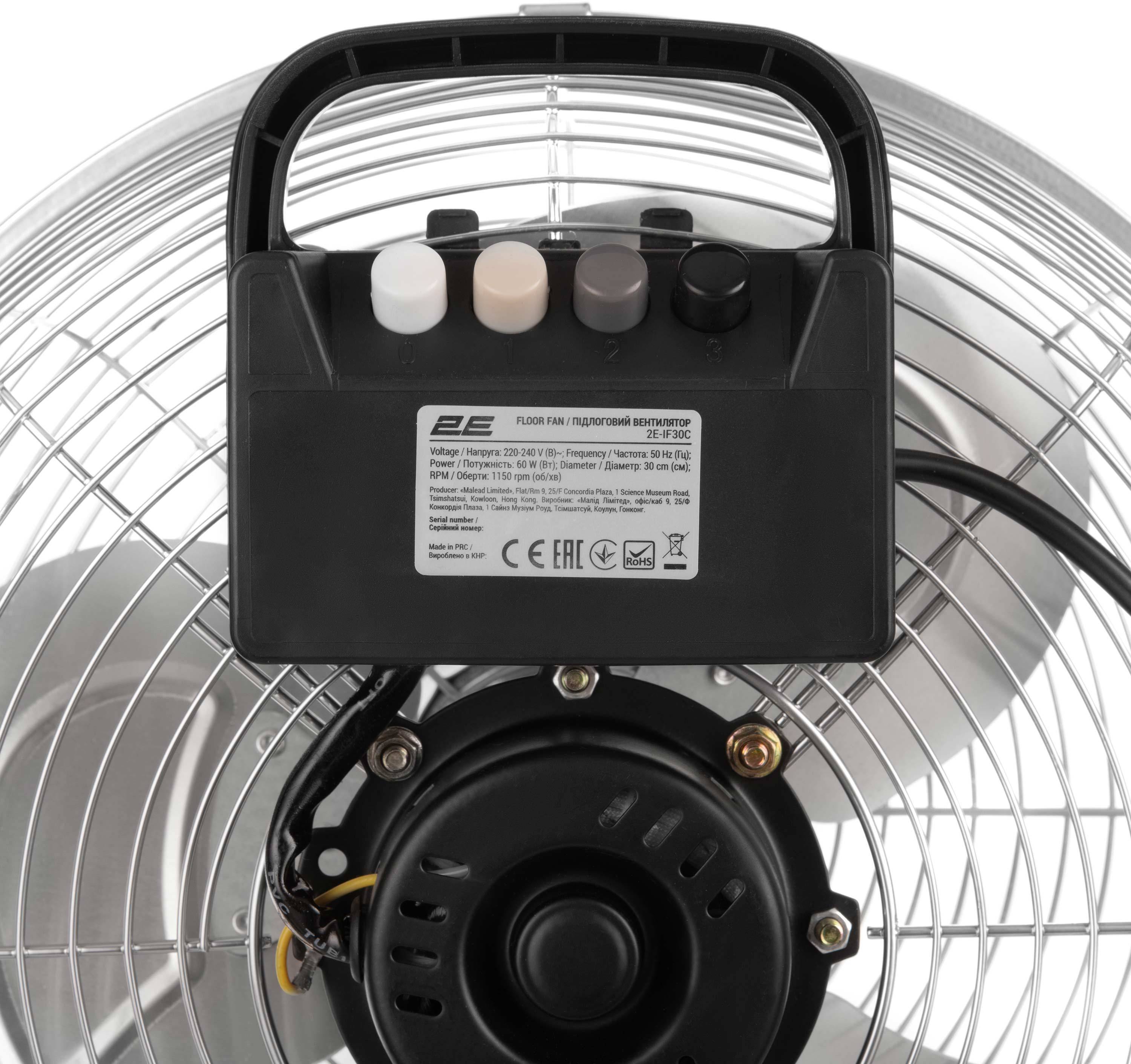 Вентилятор підлоговий професійний 2E 2E-IF30Cфото