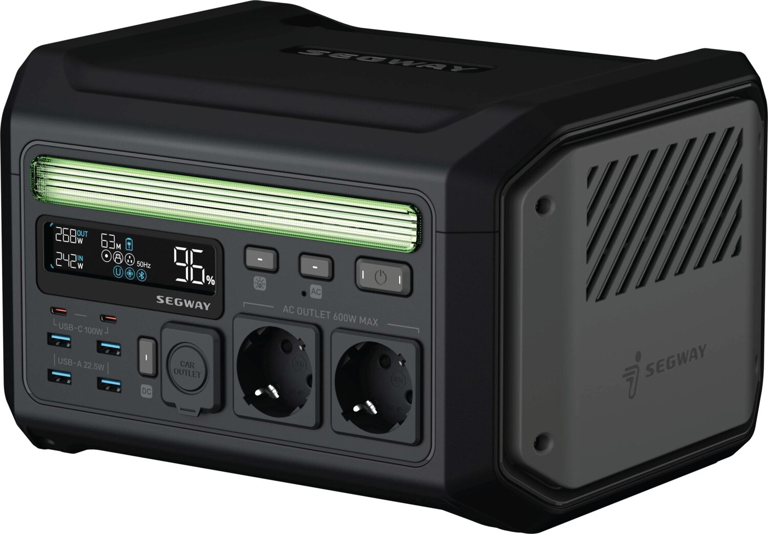Портативна електростанція Segway LUMINA 500, 600W, 512Wh (AA.20.01.01.0004)фото