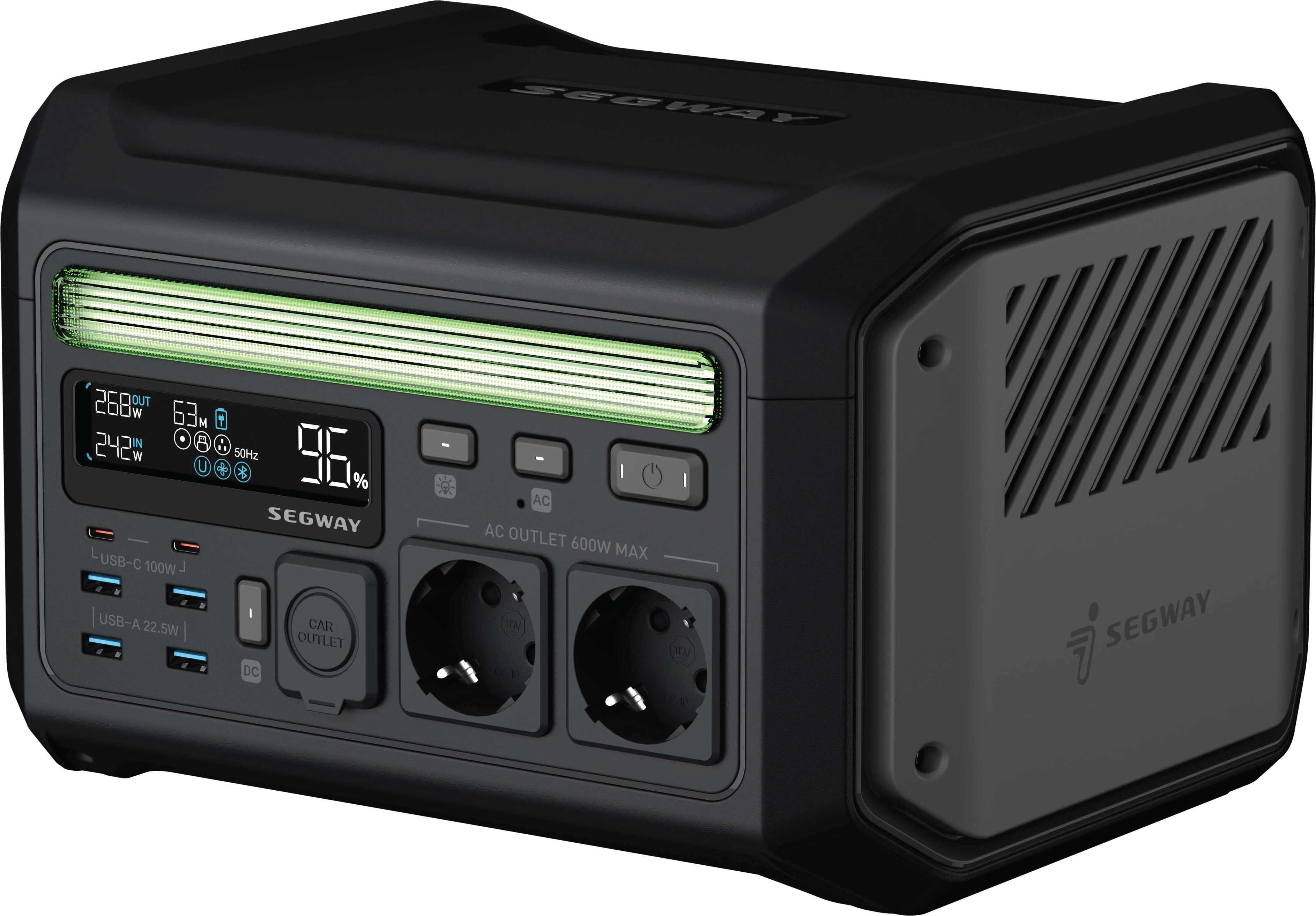 Портативна електростанція Segway LUMINA 500, 600W, 512Wh (AA.20.01.01.0004)фото3
